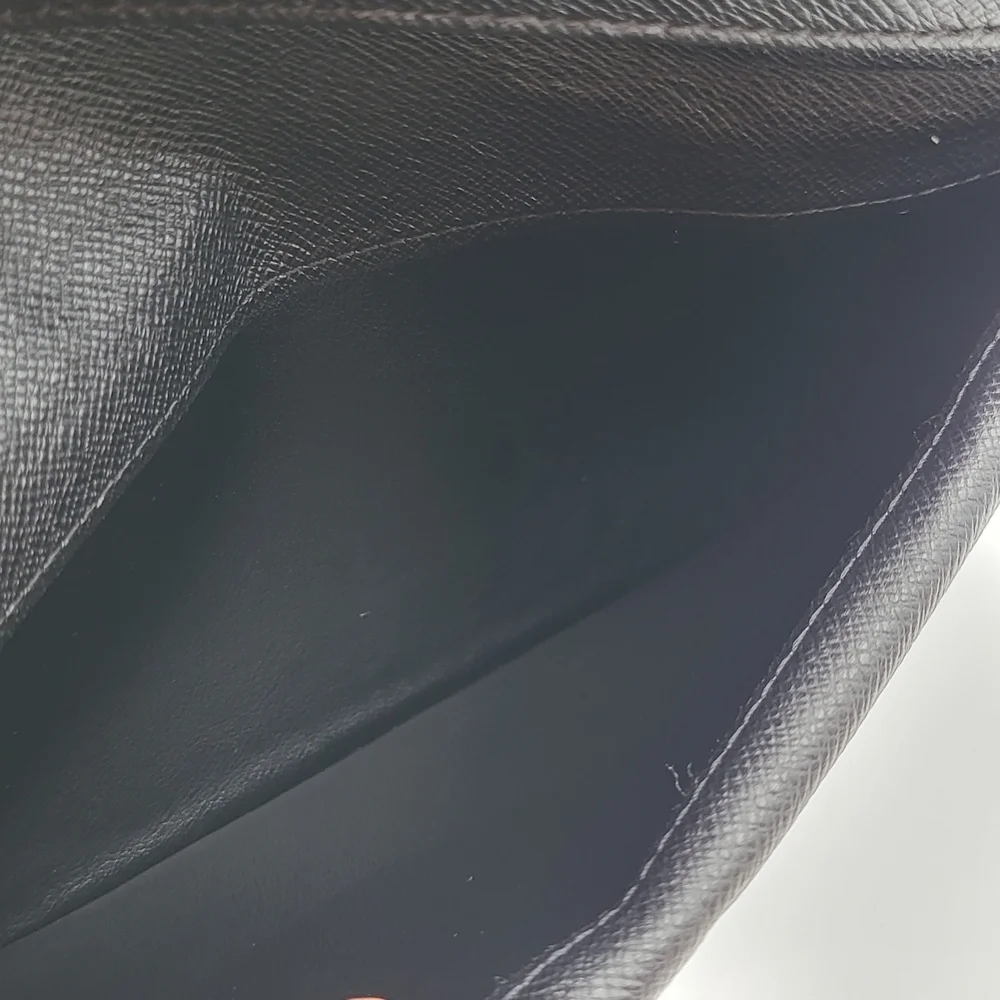 Louis Vuitton Damier Graphite Zippy Long Wallet Round Zip, Authentic..